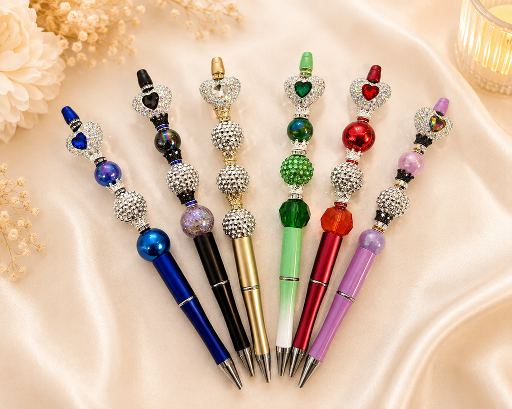💎 Signature Beaded Pens | Royal Collection | Double Pack
