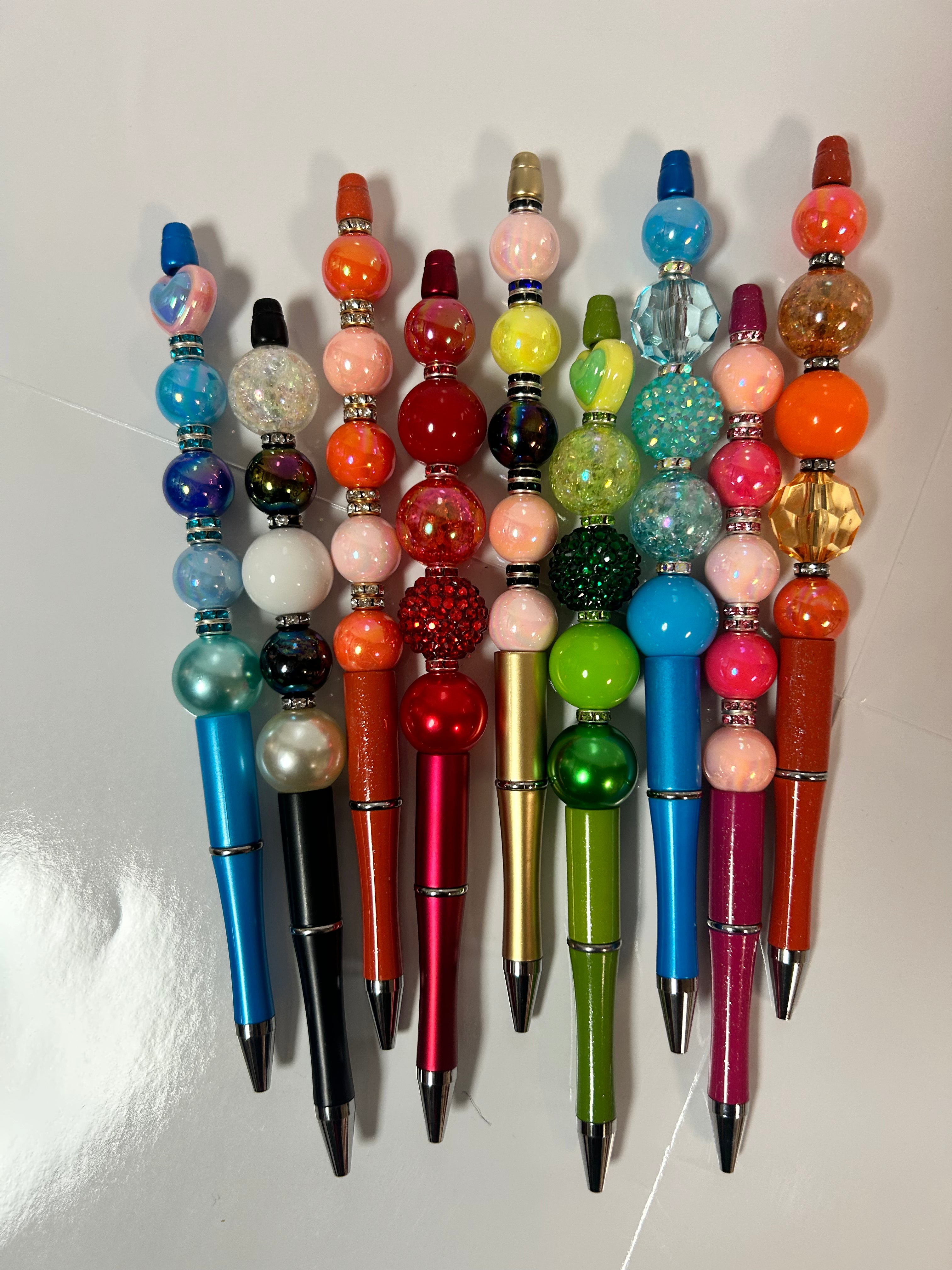 🌸 Signature Beaded Pens | Everyday Charm Collection | Double Pack