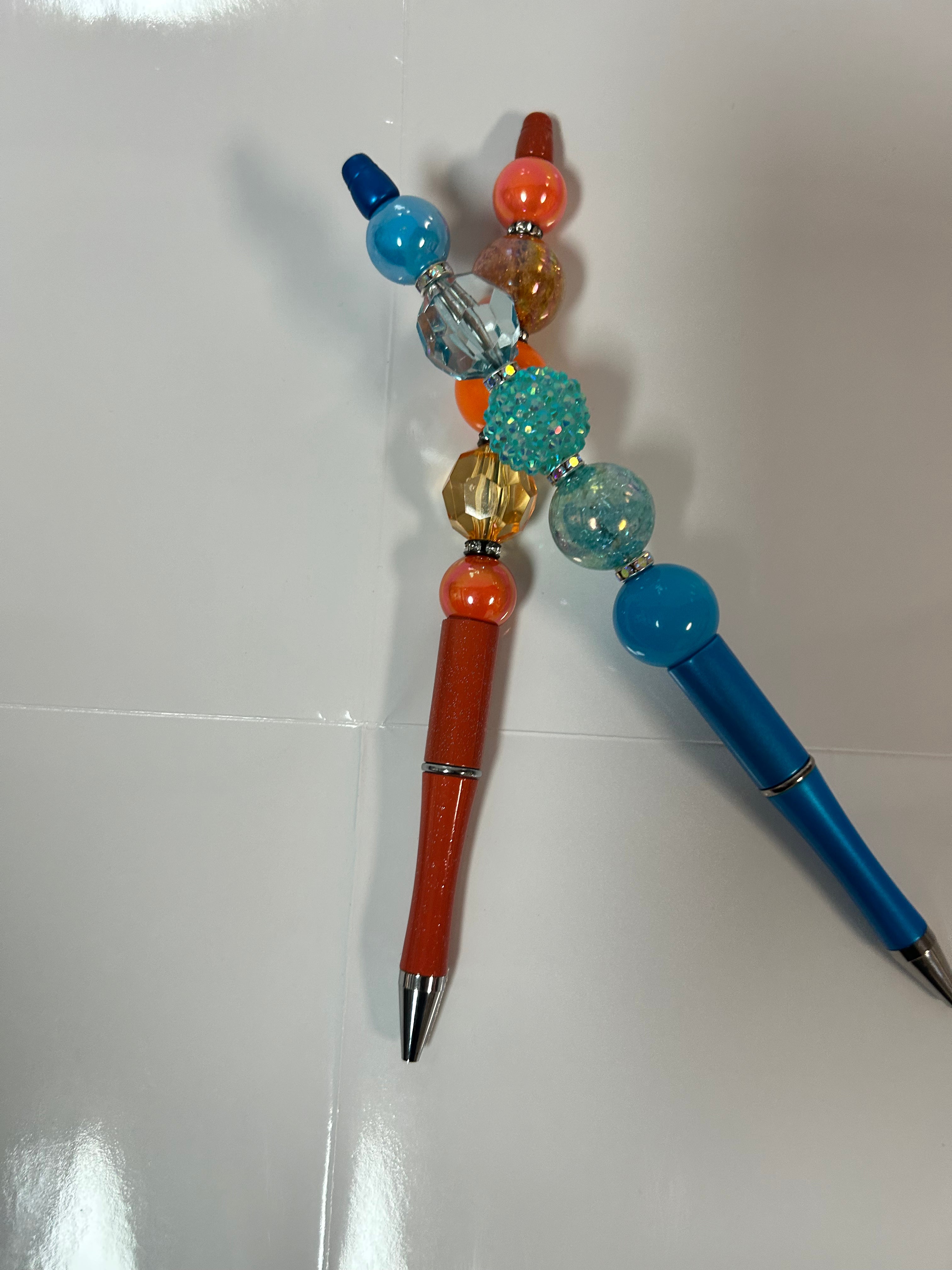 🌸 Signature Beaded Pens | Everyday Charm Collection | Double Pack